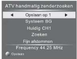 HAIER LE29C810 - 3) ATV handmatig afstemmen: - 1