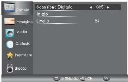 HAIER LE29C810 - 2.1) Sintonizzazione manuale DTV (DVB-T) - 1