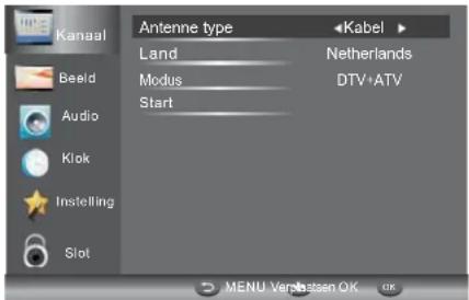 HAIER LE29C810 - 1.2) Automatisch afstemmen (DVB-C) - 1