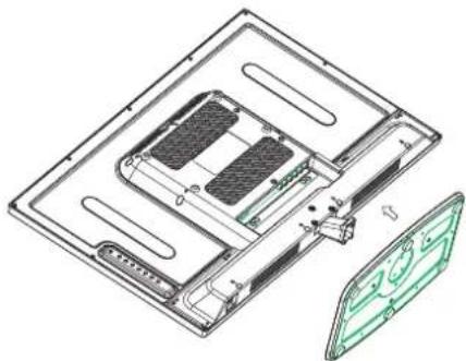 HAIER LE29C810 - Instrucción sobre el montaje del soporte base - 1