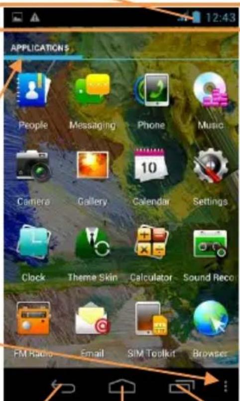 NGM-Mobile Wemove Legend 2 Lite - The main menu - 3