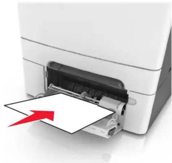 LEXMARK CS410dn - Bourrage papier dans le chargeur multifonction - 2