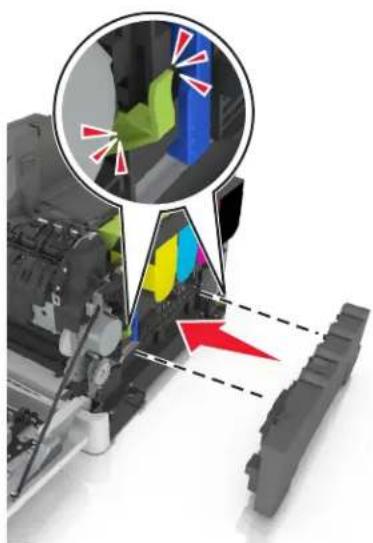 LEXMARK CS410dn - Remplacement de la bouteille de récepuration de toner - 6