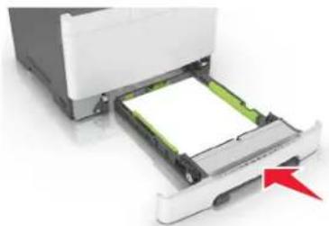 LEXMARK CS410dn - Chargement des bacs 250 et 550 feuilles - 8