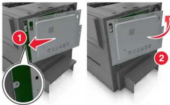 LEXMARK CS410dn - Accès à la carte logique - 5