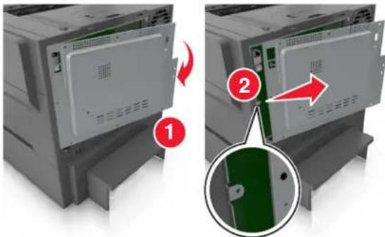 LEXMARK CS410dn - Accès à la carte logique - 3