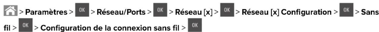 LEXMARK CS410dn - Connexion de l'imprimante à l'aide de l'Assistant de configuration sans fil - 2