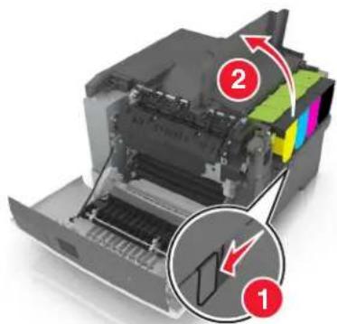 LEXMARK CS410dn - Remplacement de la bouteille de récepuration de toner - 3
