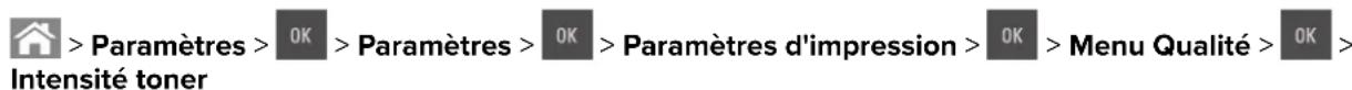 LEXMARK CS410dn - Utilisation du panneau de commandes de l'imprimante - 1
