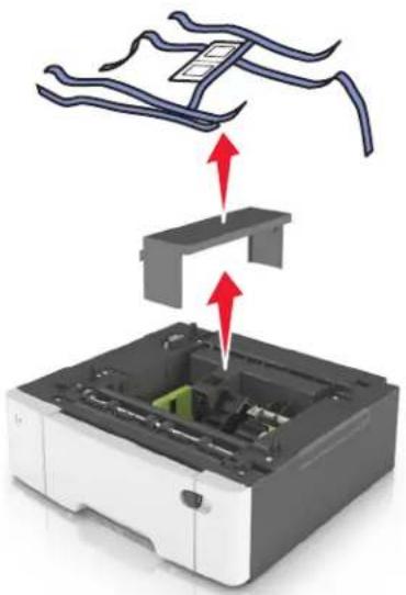 LEXMARK CS410dn - Installation des tiroirs optionnels - 1