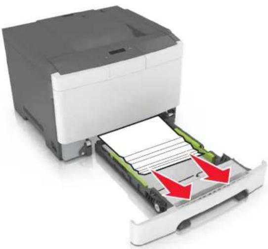 LEXMARK CS410dn - Bourrage papier dans le chargeur manuel - 2
