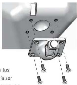 BOSTON ACOUSTICS SoundWare XS 5.1 - como sujetar el soporte esférico giratorio - 1