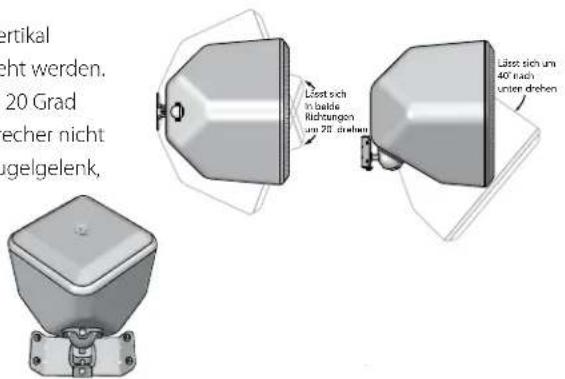 BOSTON ACOUSTICS SoundWare XS 5.1 - Anbringen der Laatsprecher - 1