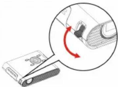 AIPTEK PocketCinema V150W - Adjusting the Focus according to distance - 1