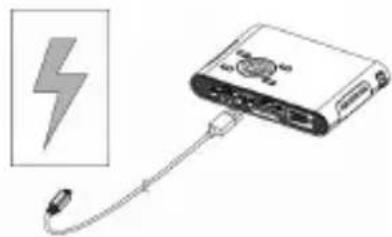 AIPTEK PocketCinema V150W - Charging the External Mobile Device - 1