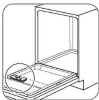 ZANUSSI ZDI16003XA - Het glansmiddeldoseerbakje vullen - 1