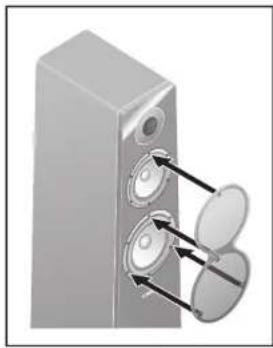 YAMAHA NS500BL - 安装格栅 规格 - 2