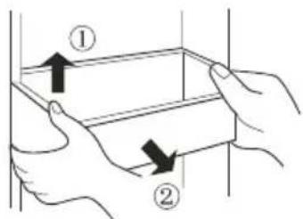 HAIER HRF663ISB2R - Adjusting and cleaning bottle rack - 1