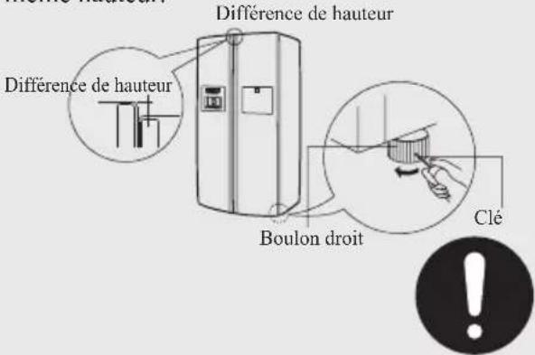 HAIER HRF663ISB2R - Réinstallez la porte. - 7