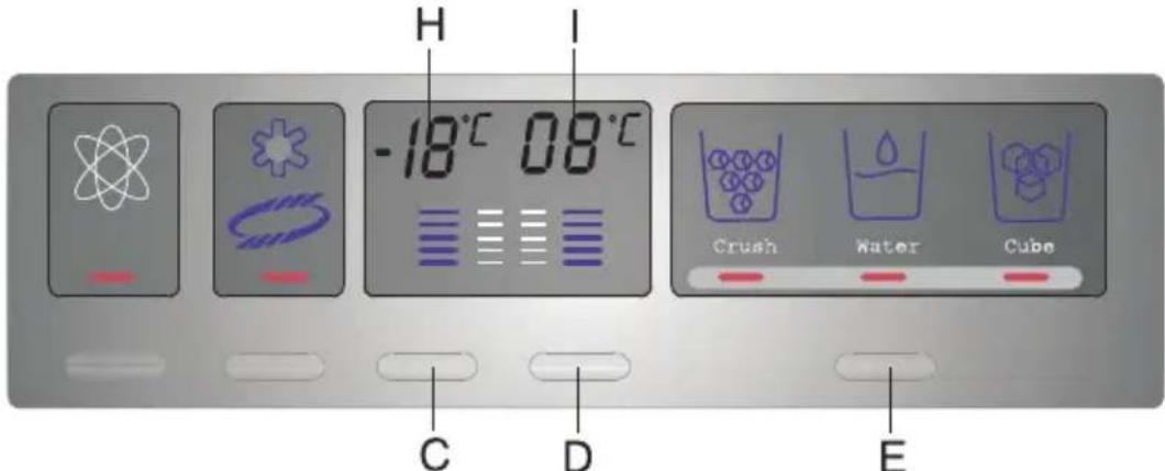 HAIER HRF663ISB2R - Ajustes de temperatura - 1