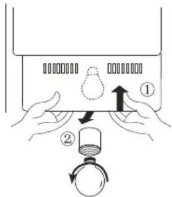 HAIER HRF663ISB2R - L'éclairage interieur et le remplacement de l'ampoule - 3