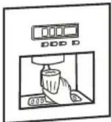 HAIER HRF663ISB2R - Dispensing ice cubes - 1