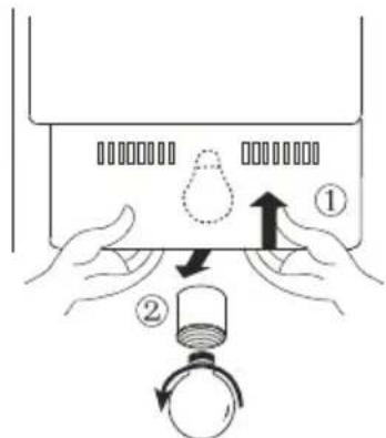 HAIER HRF663ISB2R - Illuminatione interna e sostituzione della lampadina - 3