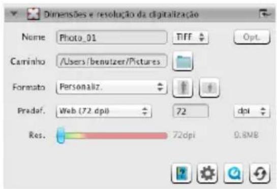 PLUSTEK OpticFilm 8200i SE - Escolher destino e inicial digitalização - 1