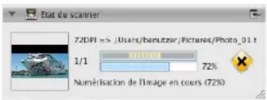 PLUSTEK OpticFilm 8200i SE - Définition du fichier cible et lancement de la numérisation - 2
