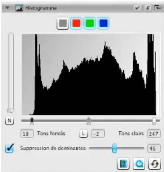 PLUSTEK OpticFilm 8200i SE - 4-2. Histogramme - 2