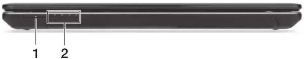 ACER Aspire E1 57133128G50Maks - Lukket frontvisning - 1