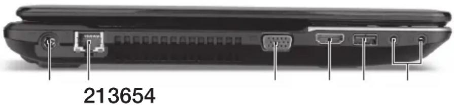 ACER Aspire E1 57133128G50Maks - Pogled z leve strani - 1