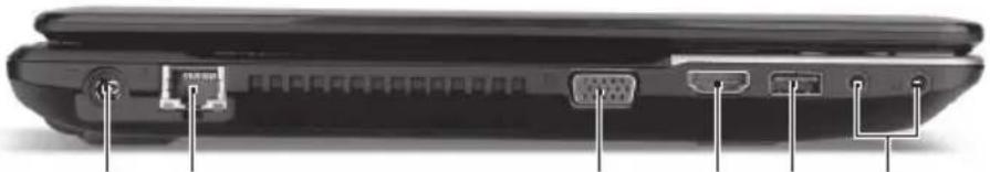 ACER Aspire E1 57133128G50Maks - 왼쪽 모습 - 1