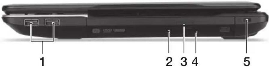 ACER Aspire E1 57133128G50Maks - Δεξιά πλευρά - 1