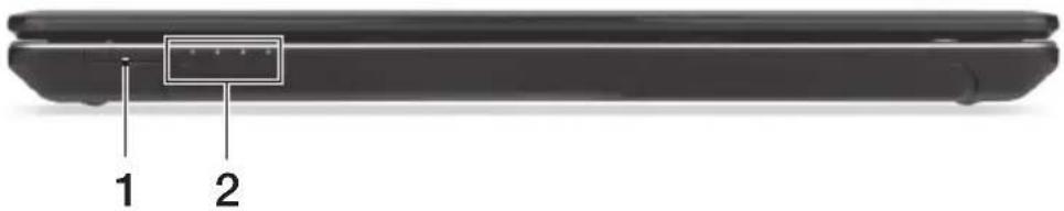 ACER Aspire E1 57133128G50Maks - Vue frontale fermée - 1