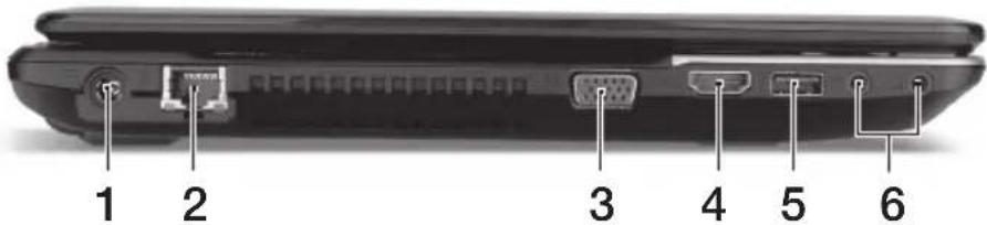 ACER Aspire E1 57133128G50Maks - Pohled zleva - 1