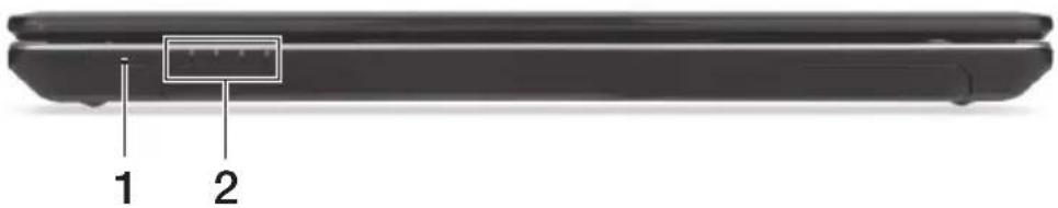 ACER Aspire E1 57133128G50Maks - Geschlossene Vorderseite - 1