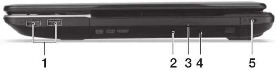 ACER Aspire E1 57133128G50Maks - Pohl'ad sprava - 1