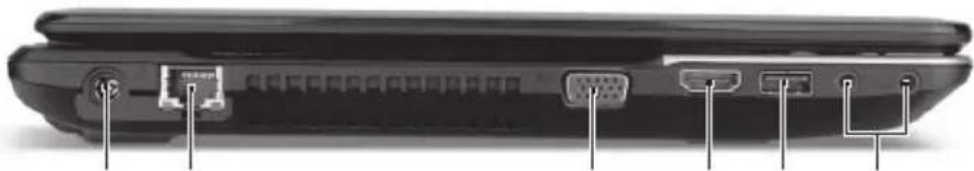 ACER Aspire E1 57133128G50Maks - Linkerkant - 1