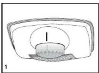 BLOMBERG KSM9520 A+ - Replacing the interior light bulb - 1