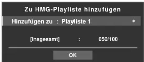 PIONEER KRP500AW - Wahlen Sie bei der Navigation oder Wiedergabe die Datei, die Sie der HMG-Playliste hinzufugen möhen. - 1