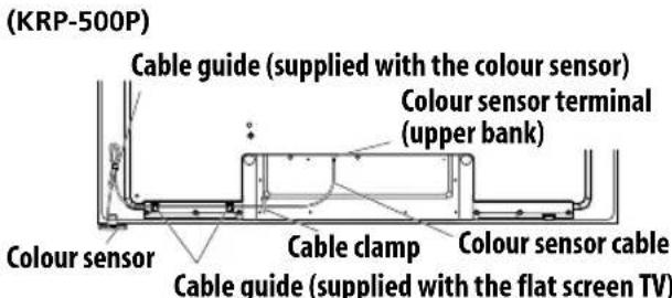 PIONEER KRP500AW - Attach the colour sensor to the front panel (recommended) - 3