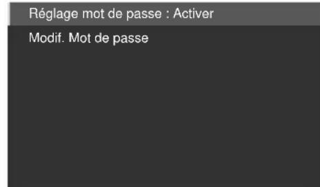 PIONEER KRP500AW - Changement de mot de passage - 1