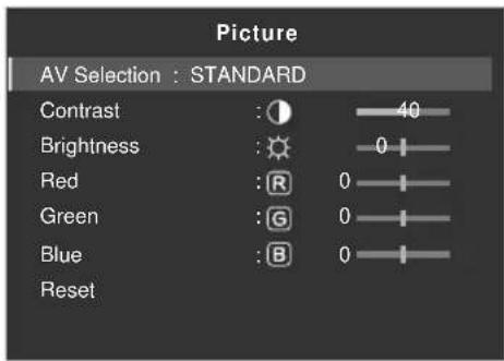 PIONEER KRP500AW - Basic picture adjustments - 3