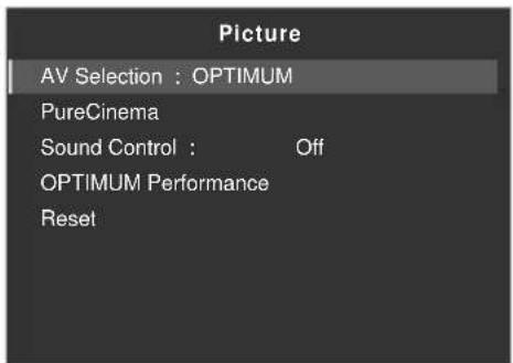PIONEER KRP500AW - Basic picture adjustments - 2
