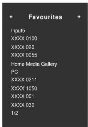 PIONEER KRP500AW - Displaying a channel list - 1