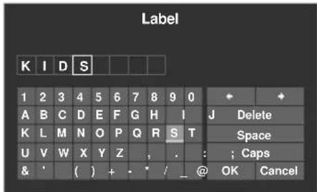 PIONEER KRP500AW - Labeling TV channels - 2