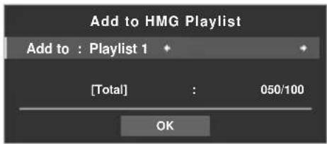 PIONEER KRP500AW - While navigating or playing, select the file to be added to HMG Playlist. - 1
