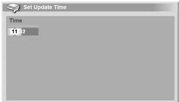 PIONEER PDP506XDE - Setting Update Time - 1