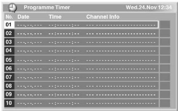 PIONEER PDP506XDE - Setting the timer manually - 1